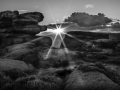 tn_Black and white sunset